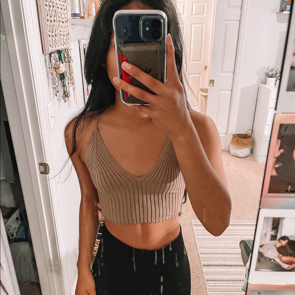 SOLD ribbed crop